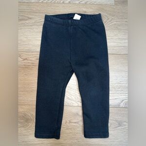 Black Fleece Lined Leggings